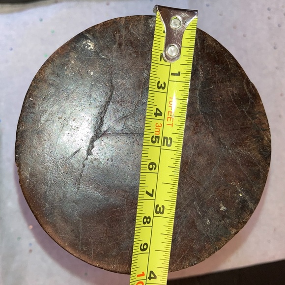 One Handmade African mortar, safari, global, hardwood, hand carved, heavy! - Picture 6 of 7